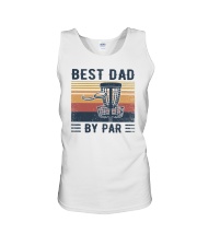 Best Dad By Par Disc Golf Unisex Tank tile