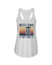 Best Dad By Par Disc Golf Ladies Flowy Tank tile