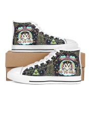 Opossum Go To Hell Men's High Top White Shoes tile