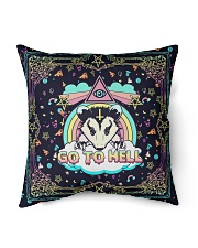 Opossum Go To Hell Indoor Pillow tile