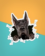 Funny greatdane breaking glass Sticker - Single (Vertical) aos-sticker-single-vertical-lifestyle-front-02