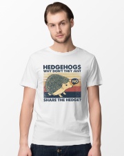 Hedgehogs why don't they just share the hedge Classic T-Shirt lifestyle-mens-crewneck-front-15