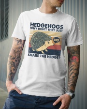 Hedgehogs why don't they just share the hedge Classic T-Shirt lifestyle-mens-crewneck-front-6