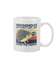 Hedgehogs why don't they just share the hedge Mug tile