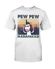 Unicorn Pew Pew Madafakas Premium Fit Mens Tee tile