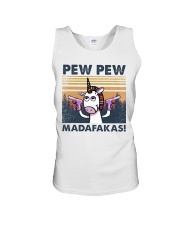 Unicorn Pew Pew Madafakas Unisex Tank tile