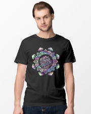 Mushroom Hologram Mandala Classic T-Shirt lifestyle-mens-crewneck-front-15