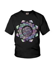 Mushroom Hologram Mandala Youth T-Shirt tile