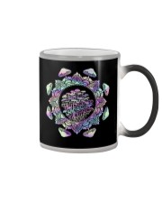 Mushroom Hologram Mandala Color Changing Mug tile