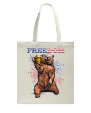 Bear Freedom Independence Day 4th of July Tote Bag tile