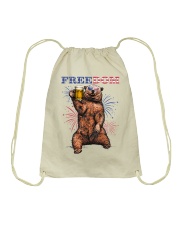Bear Freedom Independence Day 4th of July Drawstring Bag tile