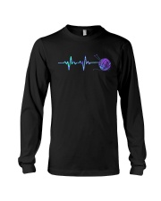 American hologram flag knitting Long Sleeve Tee tile