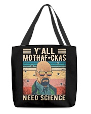 Y'all Mothafckas Need Science Walter White All-Over Tote tile