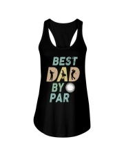 Best Dad by par Ladies Flowy Tank tile