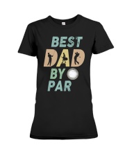 Best Dad by par Premium Fit Ladies Tee tile