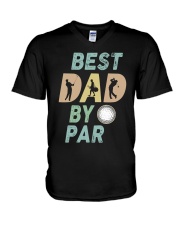 Best Dad by par V-Neck T-Shirt tile