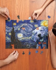 Golden Retriever Van Gogh 250 Piece Puzzle (horizontal) aos-jigsaw-puzzle-250-pieces-horizontal-lifestyle-front-07