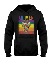 LGBTQ Pride Jesus Ah Men Hooded Sweatshirt tile