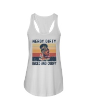 Nerdy Dirty Inked and Curvy Ladies Flowy Tank tile