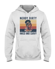 Nerdy Dirty Inked and Curvy Hooded Sweatshirt tile