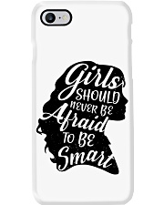 Girls should never be afraid to be smart Phone Case tile