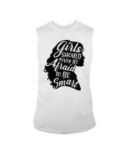 Girls should never be afraid to be smart Sleeveless Tee tile