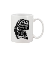 Girls should never be afraid to be smart Mug tile
