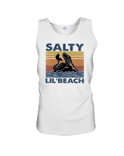 Salty lil' beach Unisex Tank tile