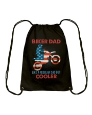 Biker Dad Cooler Drawstring Bag tile