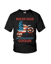 Biker Dad Cooler Youth T-Shirt tile