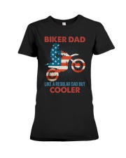 Biker Dad Cooler Premium Fit Ladies Tee tile
