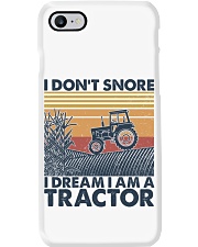Retro I Don't Snore I Dream I'm A Tractor Phone Case tile