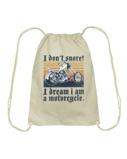 I Don't Snored Chopper Drawstring Bag tile