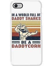 In A World Full Of Daddy Sharks Be A Daddycorn Phone Case tile