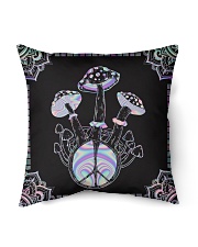 Hippie Hologram Mushroom Indoor Pillow tile