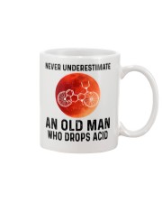 Never underestimate old man drop acid Mug tile