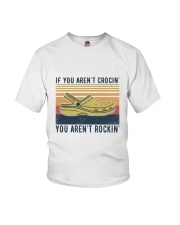 If You Aren't Crocin' You Aren't Rockin' Youth T-Shirt tile