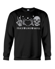 Peace love skull Crewneck Sweatshirt tile