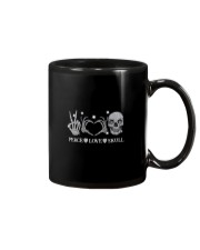 Peace love skull Mug tile