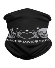 Peace love skull Neck Gaiter tile