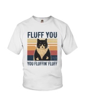 Summer Vintage Black Cat Fluff You Youth T-Shirt tile