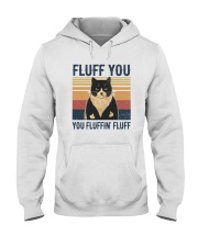 Summer Vintage Black Cat Fluff You Hooded Sweatshirt tile