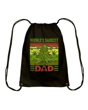 Cannabis Worlds Dankest Dad Drawstring Bag tile