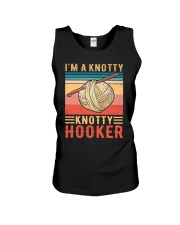 I'm a knotty knotty hooker Unisex Tank tile