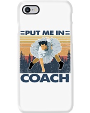 Retro Put me in coach Phone Case tile