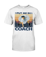 Retro Put me in coach Classic T-Shirt front
