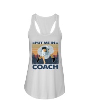 Retro Put me in coach Ladies Flowy Tank tile