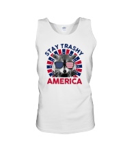 Stay trashy America Unisex Tank tile