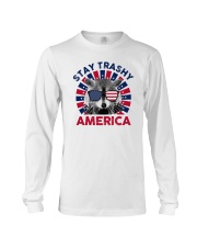 Stay trashy America Long Sleeve Tee tile