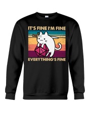 It's Fine I'm Fine Everything's Fine Crewneck Sweatshirt tile